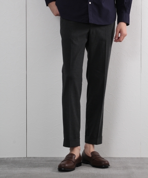 GLOBAL WORK(グローバルワーク)の「ストレッチトラウザーイージーパンツ/722660 (その他パンツ・メンズ・グレー/チャコールグレー/ネイビー・LARGE/SMALL/MEDIUM/X-LARGE)」の2枚目の写真