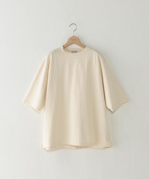 Steven Alan(スティーブンアラン)の「<Steven Alan> CTN LOOSE SHORT MOCKNECK/カットソー ◆(Tシャツ/カットソー・メンズ・ホワイト/ネイビー/ナチュラル・MEDIUM/SMALL/LARGE/X-LARGE)」の2枚目の写真