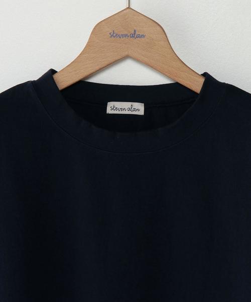 Steven Alan(スティーブンアラン)の「<Steven Alan> CTN LOOSE SHORT MOCKNECK/カットソー ◆(Tシャツ/カットソー・メンズ・ホワイト/ネイビー/ナチュラル・MEDIUM/SMALL/LARGE/X-LARGE)」の5枚目の写真