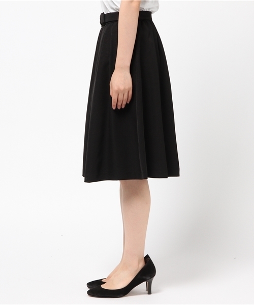 PROPORTION BODY DRESSING（プロポーションボディドレッシング）の「Ｒ／Ｃダブルカルゼスカート（スカート・レディース・ブラック/ベージュ系その他/ボルドー・3/2）」の5枚目の写真