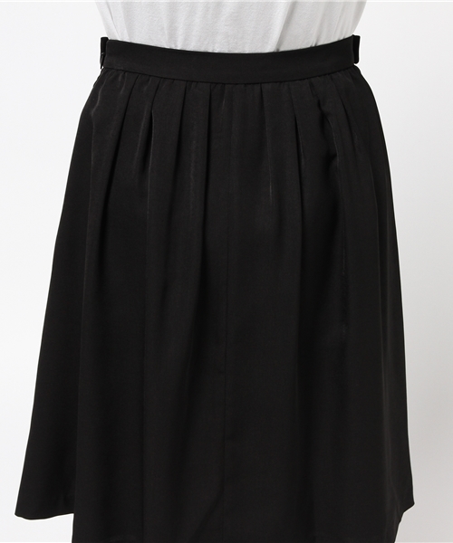 PROPORTION BODY DRESSING（プロポーションボディドレッシング）の「Ｒ／Ｃダブルカルゼスカート（スカート・レディース・ブラック/ベージュ系その他/ボルドー・3/2）」の8枚目の写真