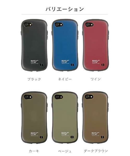 ROOT CO.(ルート)の「iPhone8 iPhone7 iPhone SE 2020 第2世代 ケース iFace ROOT CO. Gravity Shock Resist Case.(スマホケース/カバー・メンズ・ダークブラウン/カーキ/ブラック/ワイン/ネイビー/ベージュ・FREE)」の7枚目の写真