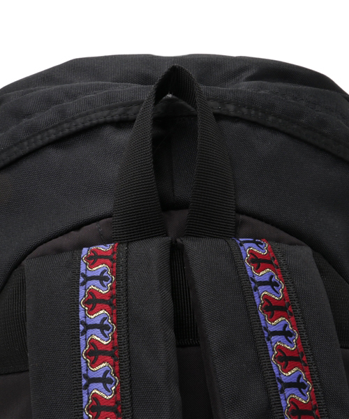 ALDIES（アールディーズ）の「Low Ruck ゴブラン織り 切り替え マルチカラー デイパック（バックパック/リュック・メンズ・ブラック×ブルー/オレンジ/グリーン/ブラック×ピンク・FREE）」の7枚目の写真