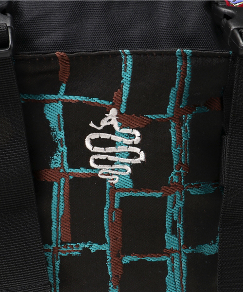 ALDIES（アールディーズ）の「Low Ruck ゴブラン織り 切り替え マルチカラー デイパック（バックパック/リュック・メンズ・ブラック×ブルー/オレンジ/グリーン/ブラック×ピンク・FREE）」の12枚目の写真