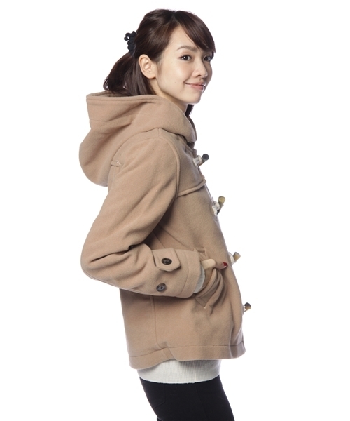 CIAOPANIC TYPY（チャオパニックティピー）の「ソフトメルトンダッフル（ダッフルコート・レディース・ネイビー/キャメル・SMALL/MEDIUM）」の3枚目の写真