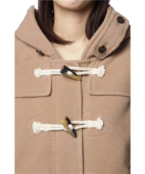 CIAOPANIC TYPY（チャオパニックティピー）の「ソフトメルトンダッフル（ダッフルコート・レディース・ネイビー/キャメル・SMALL/MEDIUM）」の9枚目の写真