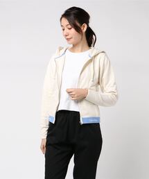 MODERN COTTON ジップアップトップフーディ