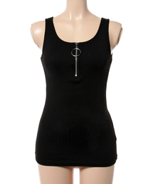 VENCEEXCHANGE | サークルファスナージップタンクトップ(タンクトップ)