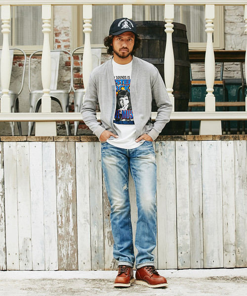 HYSTERIC GLAMOUR（ヒステリックグラマー）の「1984 ROCKER EST プリント Tシャツ（Tシャツ/カットソー・メンズ・ブラック/ホワイト/ネイビー/パープル・LARGE/X-SMALL/SMALL/MEDIUM）」の13枚目の写真