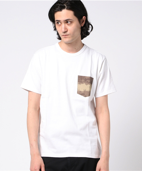 USAコットン使用 柄ポケットTee USAコットン使用 柄ポケットTee