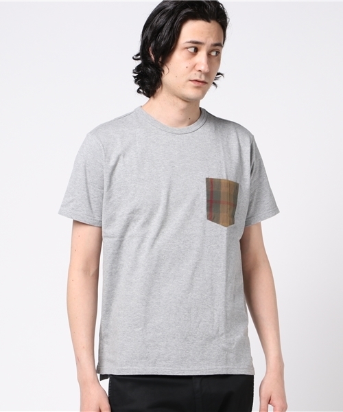 USAコットン使用 柄ポケットTee USAコットン使用 柄ポケットTee