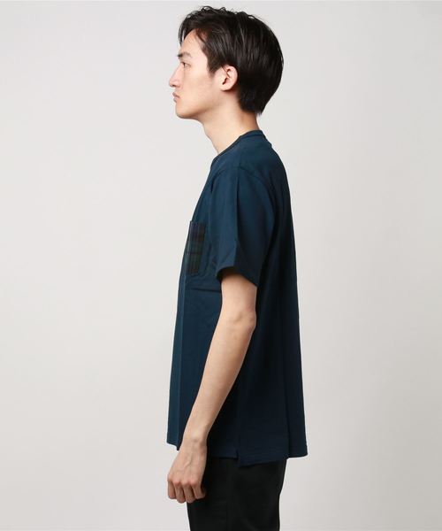 USAコットン使用 柄ポケットTee USAコットン使用 柄ポケットTee