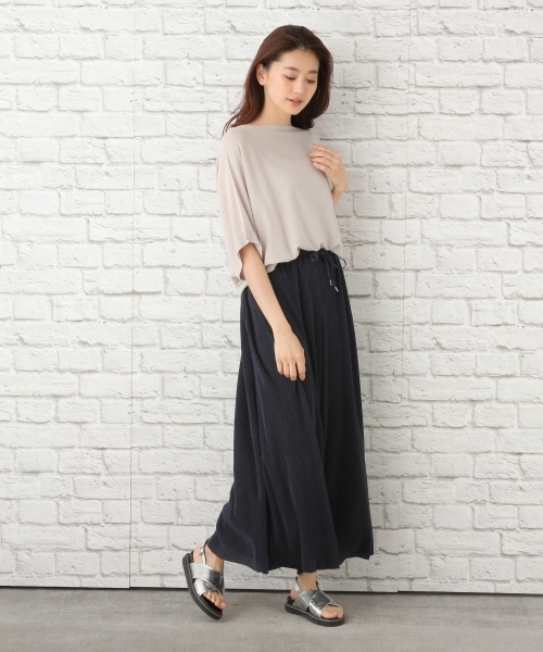 LEPSIM（レプシィム）の「14GヨコヅカイボートネックプルオーバーSS　760793（ニット/セーター・レディース・レッド/ブルー/ブラック/グレイッシュベージュ・FREE）」の6枚目の写真