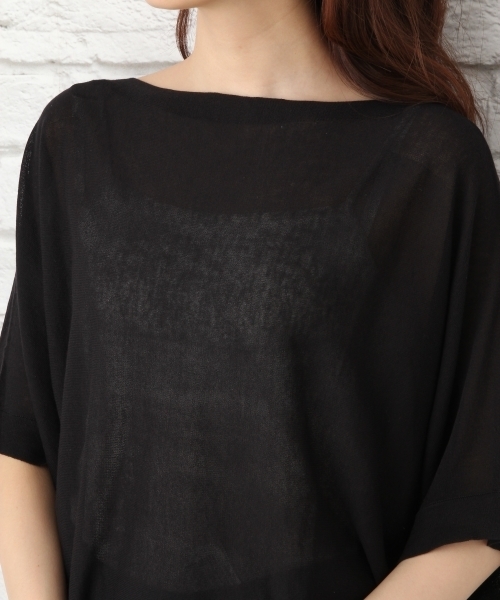 LEPSIM（レプシィム）の「14GヨコヅカイボートネックプルオーバーSS　760793（ニット/セーター・レディース・レッド/ブルー/ブラック/グレイッシュベージュ・FREE）」の13枚目の写真