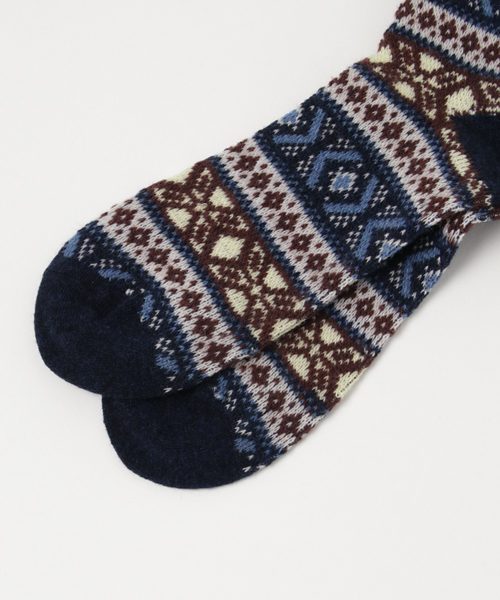 ANONYMOUSISM（アノニマスイズム）の「【ANONYMOUSISM】WOOL JQクルー/ソックス/メンズ/アノニマスイズム（ソックス/靴下・メンズ・チャコールグレー/ネイビー/ブラウン/グレー・FREE/25cm～27cm/23cm～25cm）」の5枚目の写真