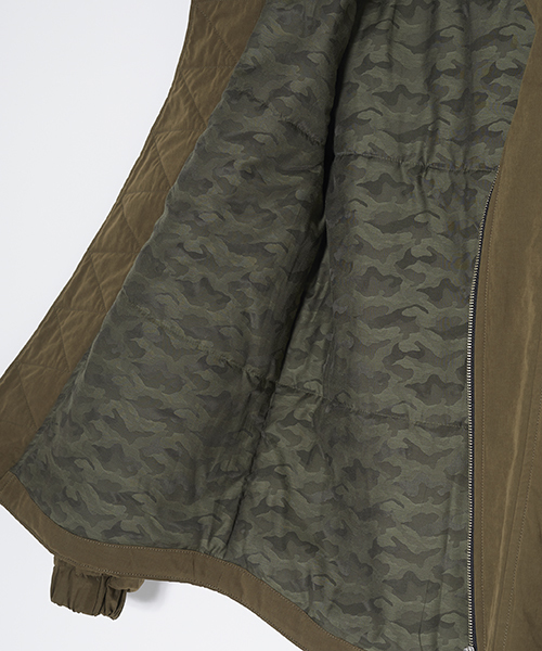 wjk black（ﾀﾞﾌﾞﾙｼﾞｪｲｹｲﾌﾞﾗｯｸ）の「【wjk black】≪STUDIOUS限定≫マイクロクロスN-2Bジャケット（ミリタリージャケット・メンズ・カーキ/ブラック・1/3/2）」の7枚目の写真