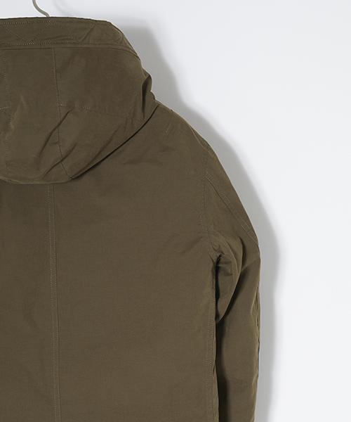 wjk black（ﾀﾞﾌﾞﾙｼﾞｪｲｹｲﾌﾞﾗｯｸ）の「【wjk black】≪STUDIOUS限定≫マイクロクロスN-2Bジャケット（ミリタリージャケット・メンズ・カーキ/ブラック・1/3/2）」の11枚目の写真