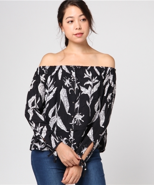 ROXY（ロキシー）の「MS BRIGHTSIDE（シャツ/ブラウス・レディース・ホワイト/ブラック・SMALL/LARGE/MEDIUM）」の11枚目の写真