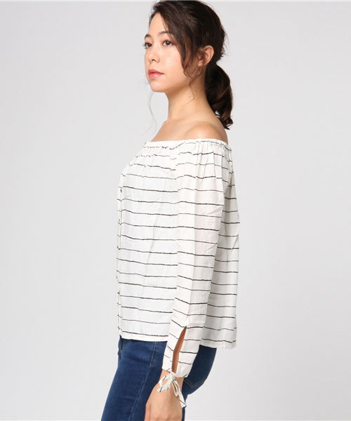 ROXY（ロキシー）の「MS BRIGHTSIDE（シャツ/ブラウス・レディース・ホワイト/ブラック・SMALL/LARGE/MEDIUM）」の4枚目の写真