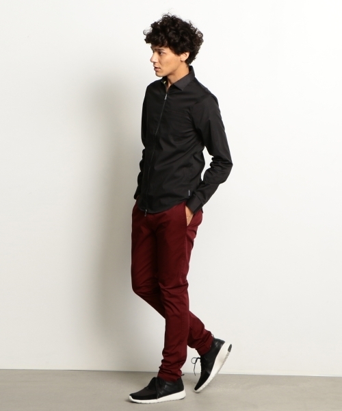 ARMANI EXCHANGE(アルマーニエクスチェンジ)の「【AXアルマーニ エクスチェンジ】ジップアップ スリムシャツ(シャツ/ブラウス・メンズ・ホワイト/ブラック・LARGE/MEDIUM/SMALL/X-SMALL/X-LARGE)」の10枚目の写真