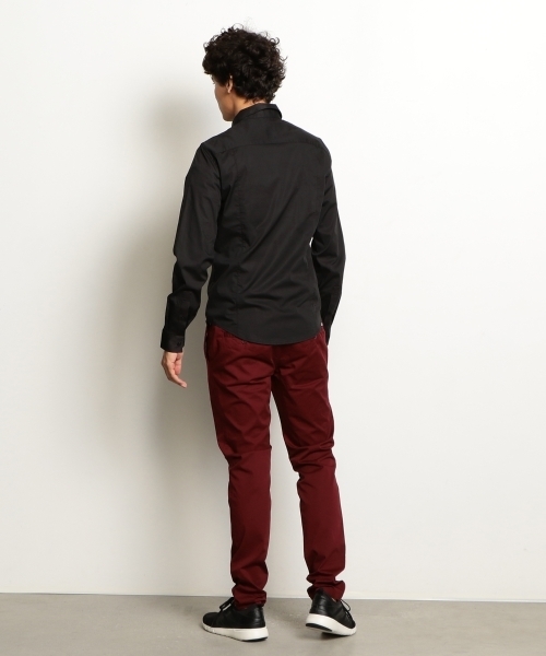 ARMANI EXCHANGE(アルマーニエクスチェンジ)の「【AXアルマーニ エクスチェンジ】ジップアップ スリムシャツ(シャツ/ブラウス・メンズ・ホワイト/ブラック・LARGE/MEDIUM/SMALL/X-SMALL/X-LARGE)」の6枚目の写真