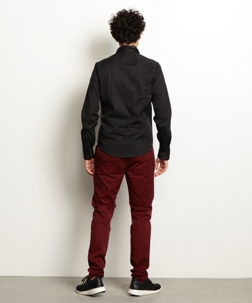 ARMANI EXCHANGE(アルマーニエクスチェンジ)の「【AXアルマーニ エクスチェンジ】ジップアップ スリムシャツ(シャツ/ブラウス・メンズ・ホワイト/ブラック・LARGE/MEDIUM/SMALL/X-SMALL/X-LARGE)」の9枚目の写真