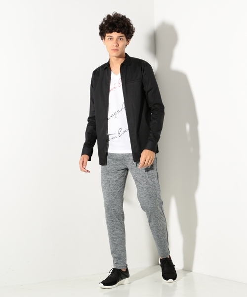 ARMANI EXCHANGE(アルマーニエクスチェンジ)の「【AXアルマーニ エクスチェンジ】ジップアップ スリムシャツ(シャツ/ブラウス・メンズ・ホワイト/ブラック・LARGE/MEDIUM/SMALL/X-SMALL/X-LARGE)」の5枚目の写真