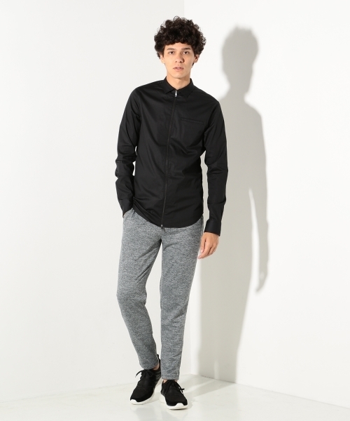 ARMANI EXCHANGE(アルマーニエクスチェンジ)の「【AXアルマーニ エクスチェンジ】ジップアップ スリムシャツ(シャツ/ブラウス・メンズ・ホワイト/ブラック・LARGE/MEDIUM/SMALL/X-SMALL/X-LARGE)」の3枚目の写真