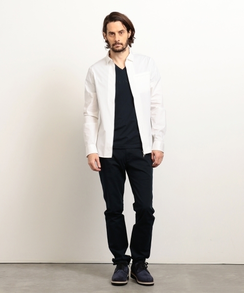 ARMANI EXCHANGE(アルマーニエクスチェンジ)の「【AXアルマーニ エクスチェンジ】ジップアップ スリムシャツ(シャツ/ブラウス・メンズ・ホワイト/ブラック・LARGE/MEDIUM/SMALL/X-SMALL/X-LARGE)」の19枚目の写真
