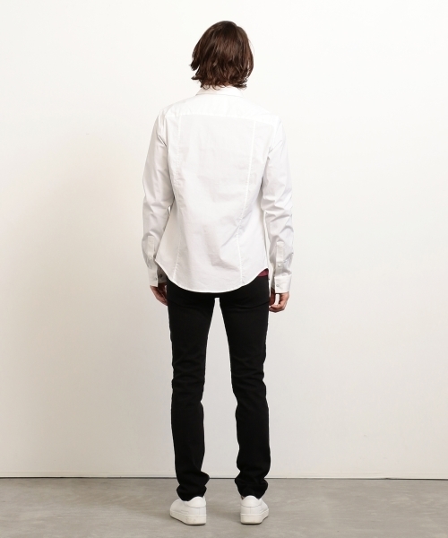 ARMANI EXCHANGE(アルマーニエクスチェンジ)の「【AXアルマーニ エクスチェンジ】ジップアップ スリムシャツ(シャツ/ブラウス・メンズ・ホワイト/ブラック・LARGE/MEDIUM/SMALL/X-SMALL/X-LARGE)」の12枚目の写真