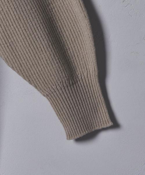 UNITED ARROWS(ユナイテッドアローズ)の「UWCB ウール リブ ボリュームカーディガン◆(カーディガン/ボレロ・レディース・オフホワイト/ベージュ/コバルトブルー・FREE)」の6枚目の写真