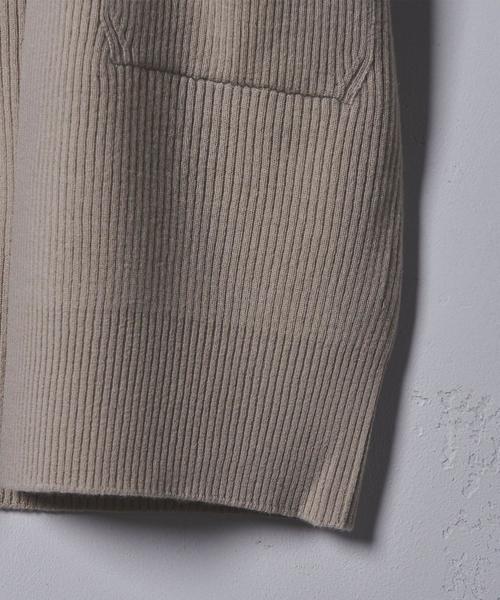 UNITED ARROWS(ユナイテッドアローズ)の「UWCB ウール リブ ボリュームカーディガン◆(カーディガン/ボレロ・レディース・オフホワイト/ベージュ/コバルトブルー・FREE)」の8枚目の写真