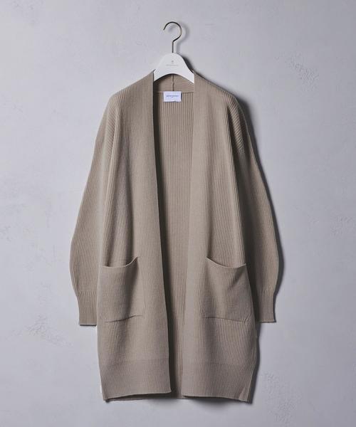 UNITED ARROWS(ユナイテッドアローズ)の「UWCB ウール リブ ボリュームカーディガン◆(カーディガン/ボレロ・レディース・オフホワイト/ベージュ/コバルトブルー・FREE)」の11枚目の写真