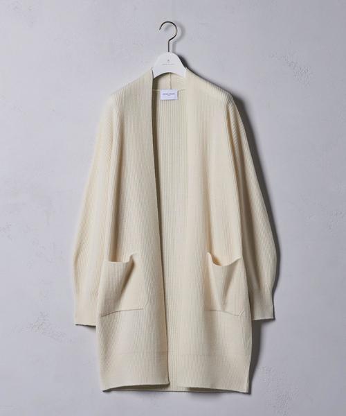 UNITED ARROWS(ユナイテッドアローズ)の「UWCB ウール リブ ボリュームカーディガン◆(カーディガン/ボレロ・レディース・オフホワイト/ベージュ/コバルトブルー・FREE)」の21枚目の写真