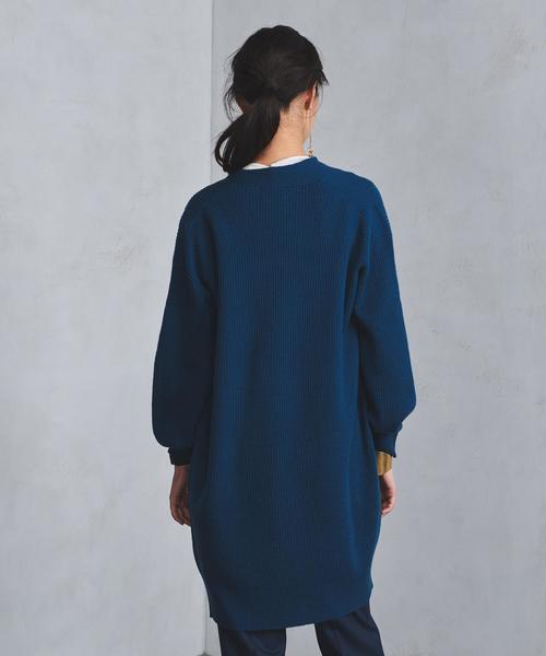 UNITED ARROWS(ユナイテッドアローズ)の「UWCB ウール リブ ボリュームカーディガン◆(カーディガン/ボレロ・レディース・オフホワイト/ベージュ/コバルトブルー・FREE)」の15枚目の写真