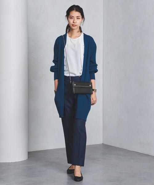 UNITED ARROWS(ユナイテッドアローズ)の「UWCB ウール リブ ボリュームカーディガン◆(カーディガン/ボレロ・レディース・オフホワイト/ベージュ/コバルトブルー・FREE)」の18枚目の写真