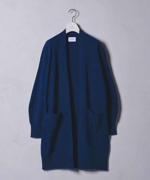 UNITED ARROWS(ユナイテッドアローズ)の「UWCB ウール リブ ボリュームカーディガン◆(カーディガン/ボレロ・レディース・オフホワイト/ベージュ/コバルトブルー・FREE)」の14枚目の写真