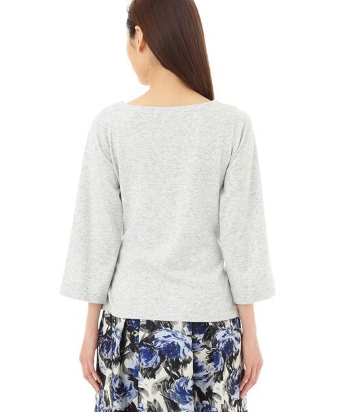 NATURAL BEAUTY（ナチュラルビューティー）の「リボンベルト付ニット（ニット/セーター・レディース・ブラック/クリアブルー/グレー・38/36）」の12枚目の写真