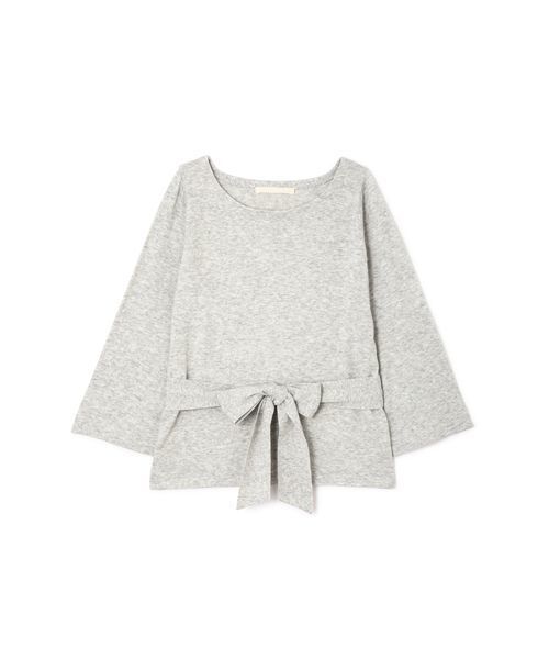 NATURAL BEAUTY（ナチュラルビューティー）の「リボンベルト付ニット（ニット/セーター・レディース・ブラック/クリアブルー/グレー・38/36）」の16枚目の写真