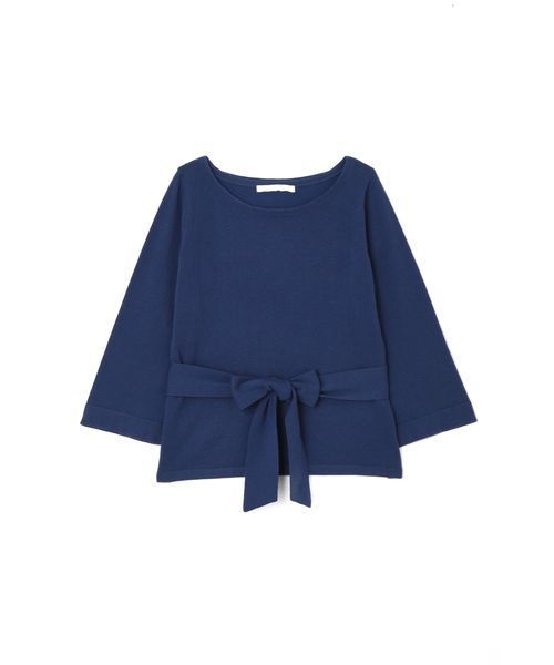 NATURAL BEAUTY（ナチュラルビューティー）の「リボンベルト付ニット（ニット/セーター・レディース・ブラック/クリアブルー/グレー・38/36）」の21枚目の写真