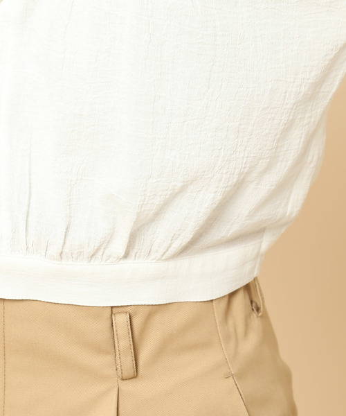 ROPE' PICNIC（ロペピクニック）の「メンライクレーステープブラウス（シャツ/ブラウス・レディース・オフホワイト・38/36）」の7枚目の写真