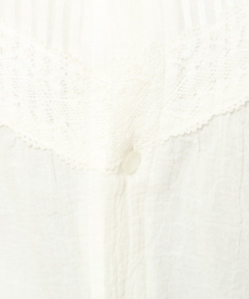 ROPE' PICNIC（ロペピクニック）の「メンライクレーステープブラウス（シャツ/ブラウス・レディース・オフホワイト・38/36）」の3枚目の写真