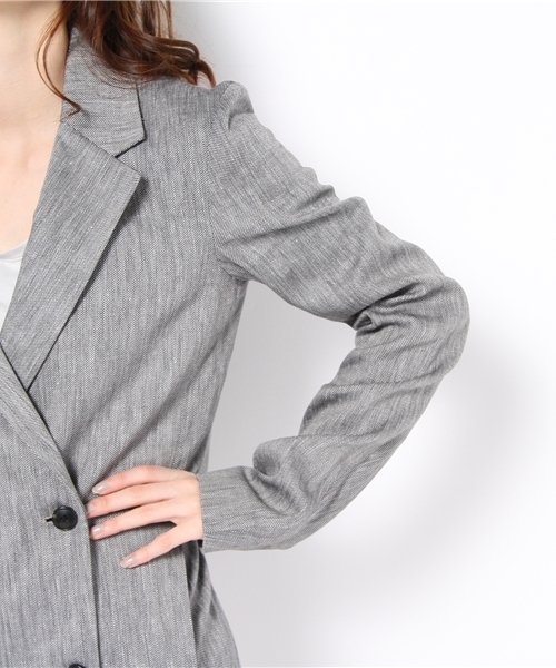 UNITED ARROWS(ユナイテッドアローズ)の「T by ALEXANDER WANG BOXY ブレザー(テーラードジャケット・レディース・グレー・X-SMALL)」の7枚目の写真