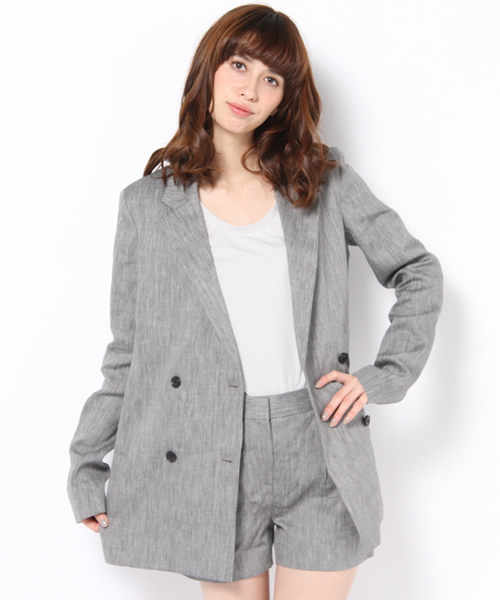 UNITED ARROWS(ユナイテッドアローズ)の「T by ALEXANDER WANG BOXY ブレザー(テーラードジャケット・レディース・グレー・X-SMALL)」の11枚目の写真