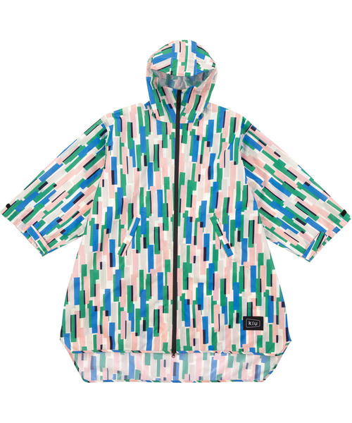 KiU(キウ)の「スリーブレインポンチョ【1】(レインコート/ポンチョ・レディース・ブラック系その他/パープル/レッド系その他/ホワイト系その他2/ブルー系その他/グレー/グリーン系その他2/イエロー・FREE)」の5枚目の写真