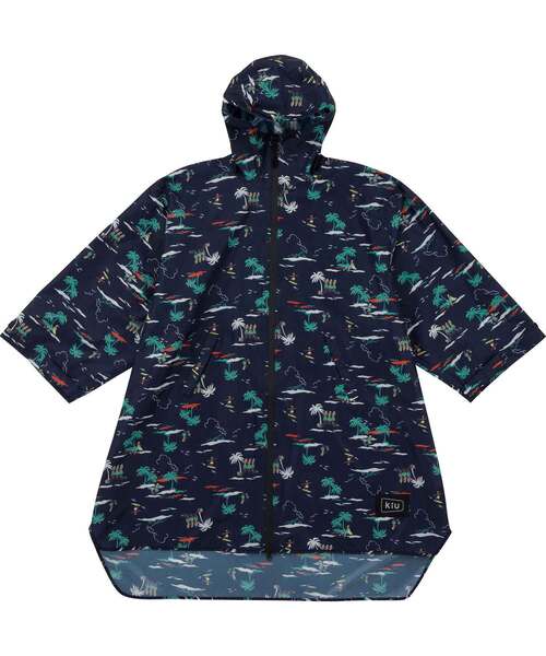 KiU(キウ)の「スリーブレインポンチョ【1】(レインコート/ポンチョ・レディース・ブラック系その他/パープル/レッド系その他/ホワイト系その他2/ブルー系その他/グレー/グリーン系その他2/イエロー・FREE)」の12枚目の写真