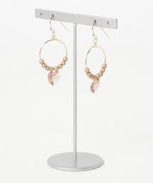 【rurururu】スワロフスキーフープピアス