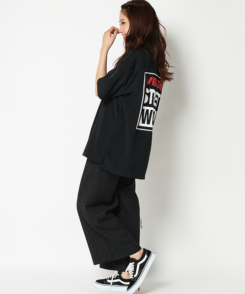 VISION STREET WEAR(ヴィジョンストリートウェア)の「VISION マグロゴ開襟シャツ(シャツ/ブラウス・メンズ・オフホワイト/ブラック/ピンク/ベージュ/パープル・L/LL/M)」の11枚目の写真