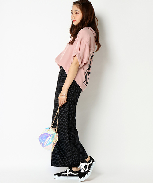 VISION STREET WEAR(ヴィジョンストリートウェア)の「VISION マグロゴ開襟シャツ(シャツ/ブラウス・メンズ・オフホワイト/ブラック/ピンク/ベージュ/パープル・L/LL/M)」の10枚目の写真