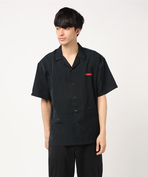 VISION STREET WEAR(ヴィジョンストリートウェア)の「VISION マグロゴ開襟シャツ(シャツ/ブラウス・メンズ・オフホワイト/ブラック/ピンク/ベージュ/パープル・L/LL/M)」の12枚目の写真